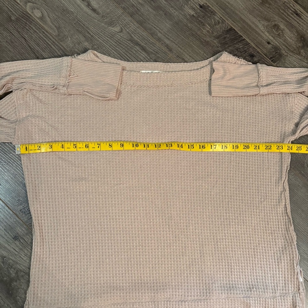 Free People North Shore Thermal waffle knit long sleeve top - Picture 7 of 8